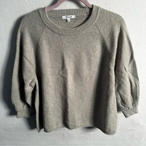 Madewell 3/4 Sleeve Knit Top